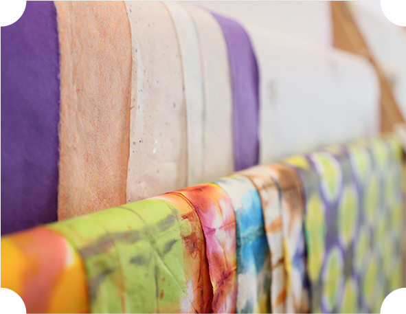 小原和紙染め体験